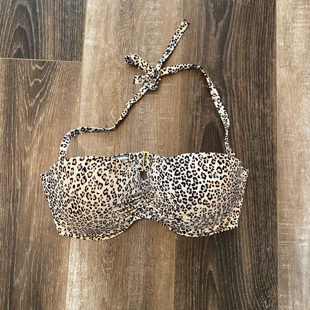 Victoria Secret/Animal Print/Swim Top/36DD